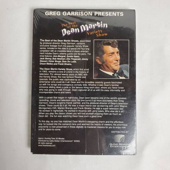 The Best of the Dean Martin Variety Show (DVD, 2003) Special Edition – 60 Mins - Picture 2 of 2